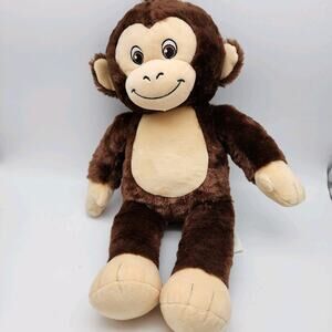 Build A Bear Monkey Plush 19" Makes Sounds Brown Stuffed Animal Toy BABW 2021